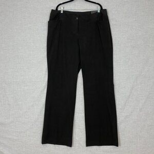 Lane Bryant Pants NEW Womens 18T Black Classic Trousers Tailored Stretch Pockets